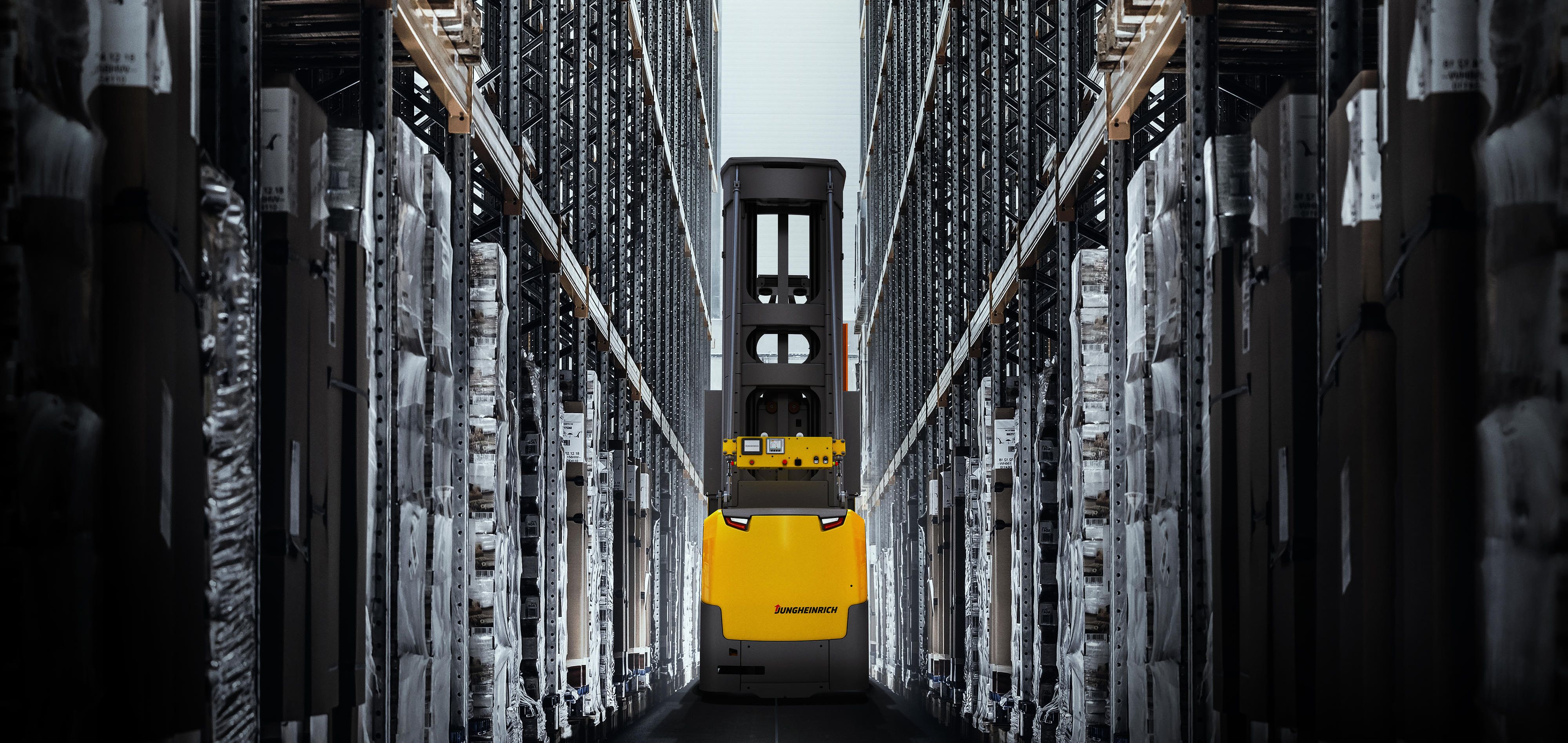 Automatic high-rack stacker