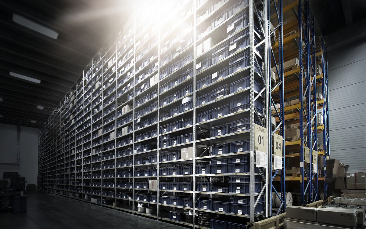 Storage Container Racking Bay's Modular high bay racking