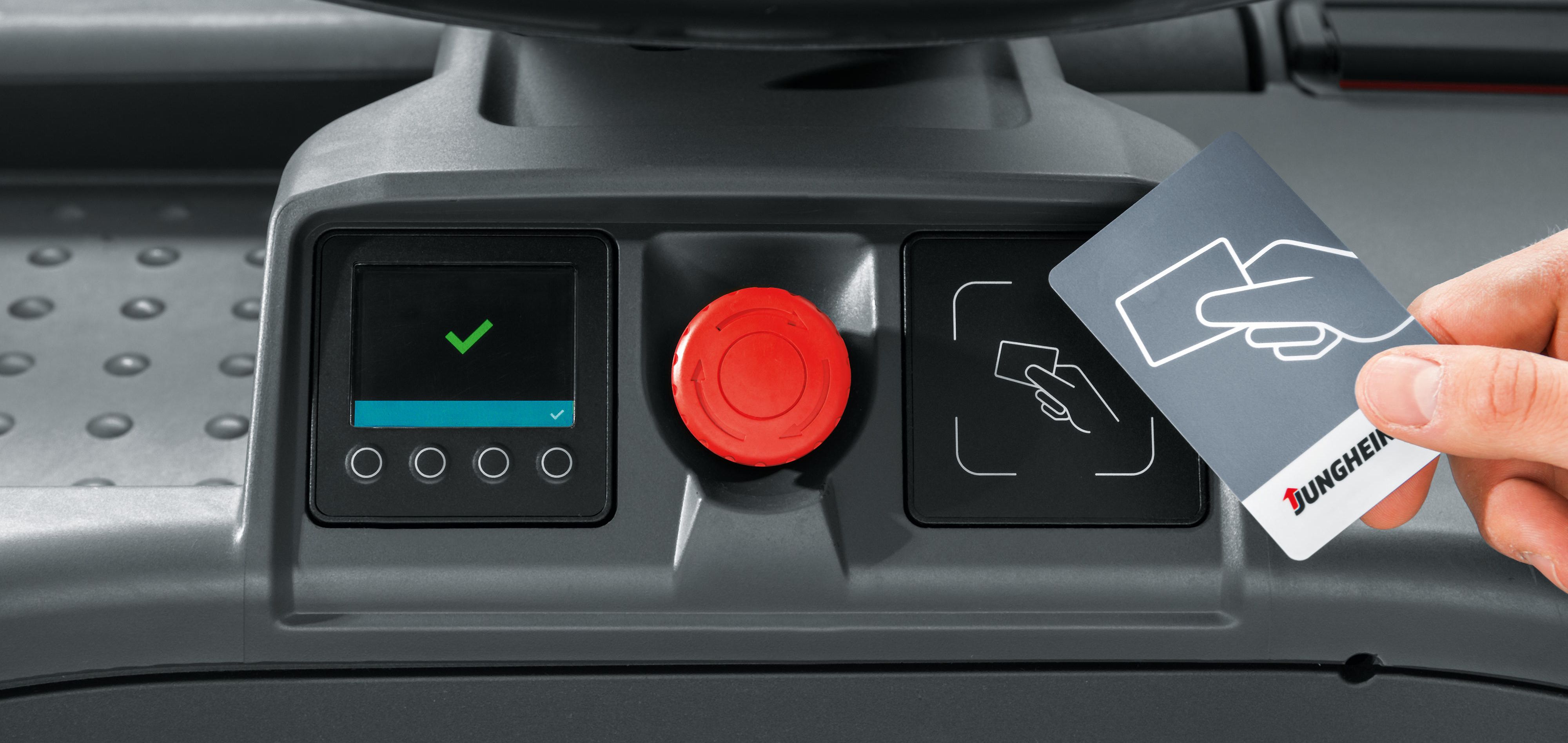 Jungheinrich transponder Simple control of access