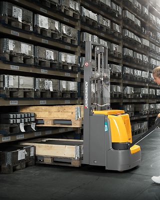 electric pedestrian controlled truck