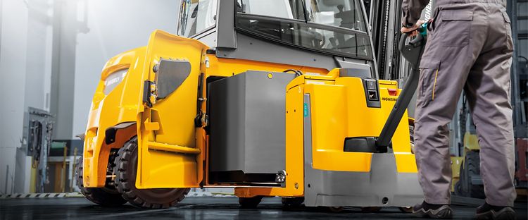 Onderhoud accu elektrische heftruck