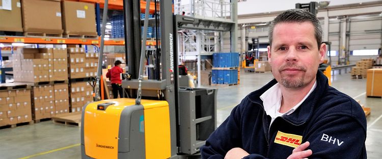 Jungheinrich referentie DHL Ricoh