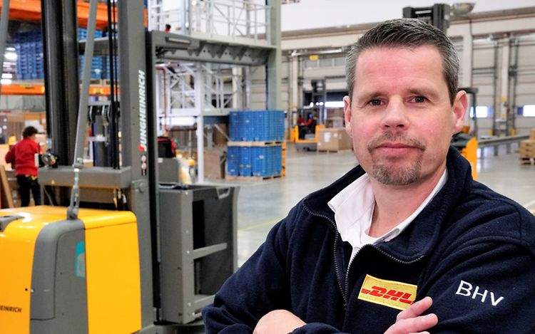 Jungheinrich referentie DHL Ricoh