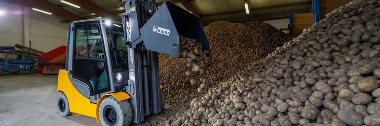 Shovelbak heftruck aanbouwapperatuur