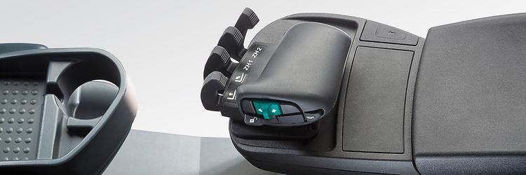 Solopilot bedieningsconcept heftruck