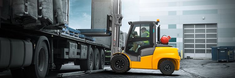 Elektrische heftruck cabine