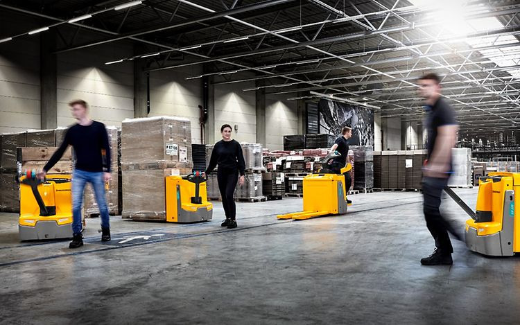 Gebruikte elektrische palletwagen banner