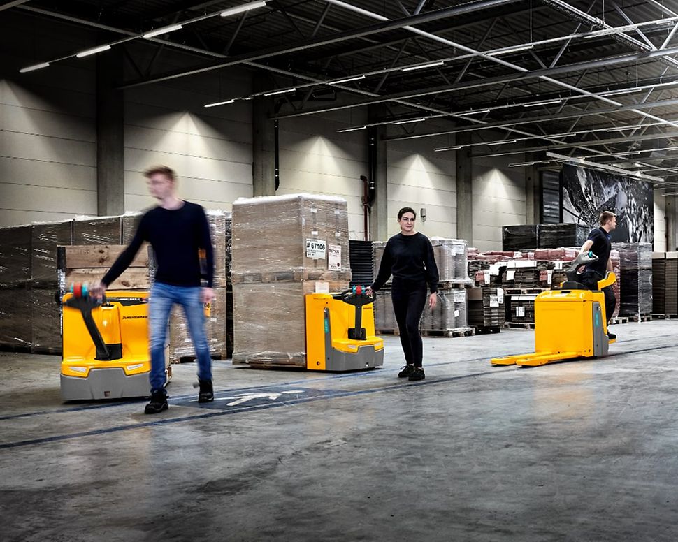 Gebruikte elektrische palletwagen banner