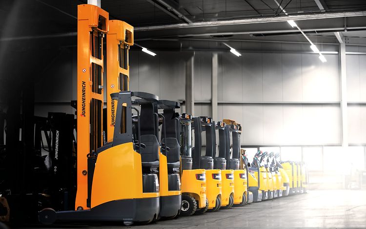 Gebruikte reachtruck banner