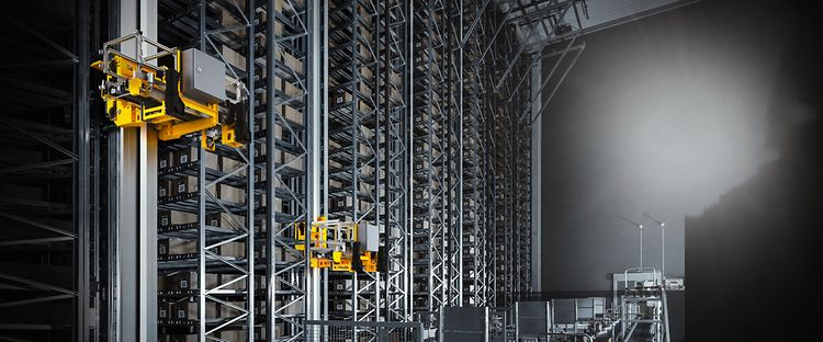 Miniload magazijnkraan eppendorf