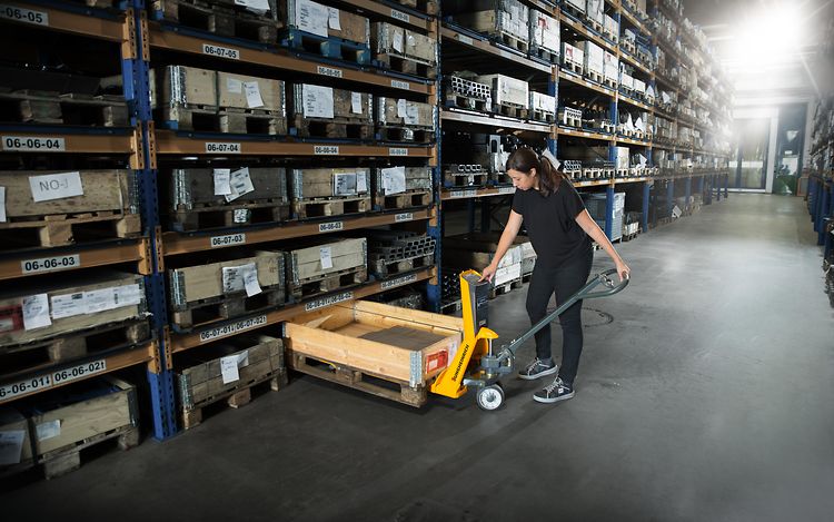 picture Hubwagen mit Waage