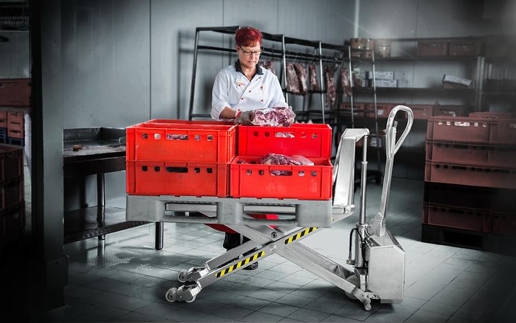 Paletar od nerđajućeg čelika za primenu u prehrambenoj industriji i vlažnim ambijentima