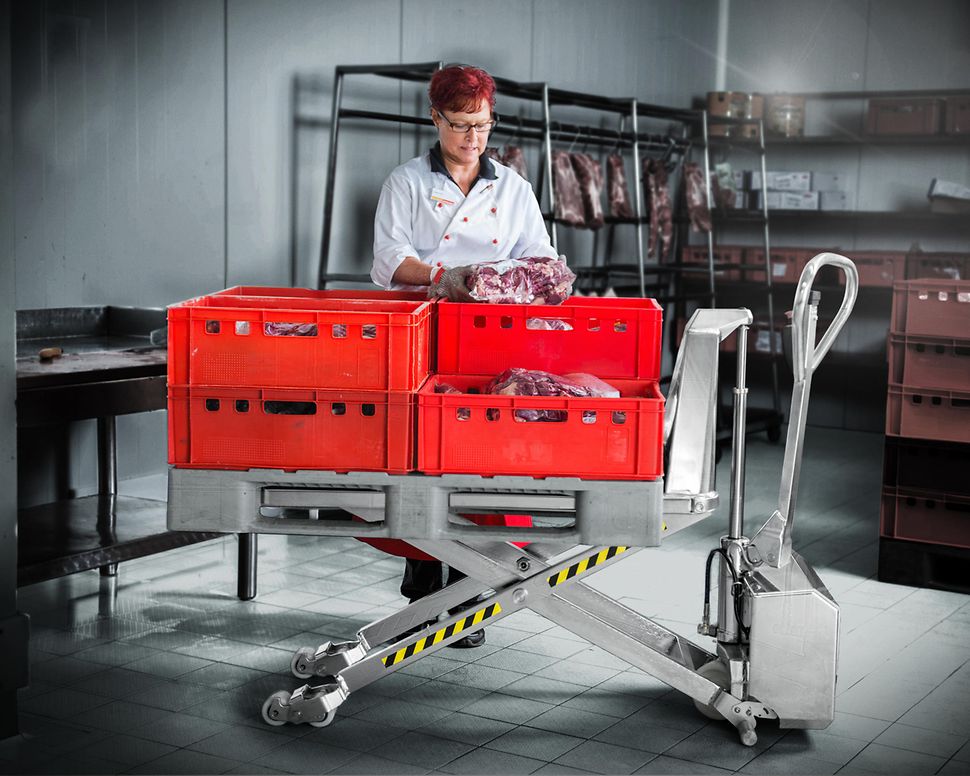 Paletar od nerđajućeg čelika za primenu u prehrambenoj industriji i vlažnim ambijentima