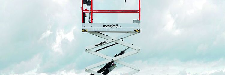 Podest ruchomy nożycowy na wynajem 
