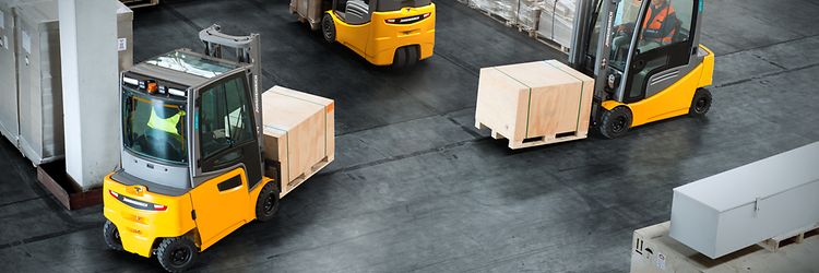Elektriska motviktstruckar / eltruck från Jungheinrich EFG 1-serien