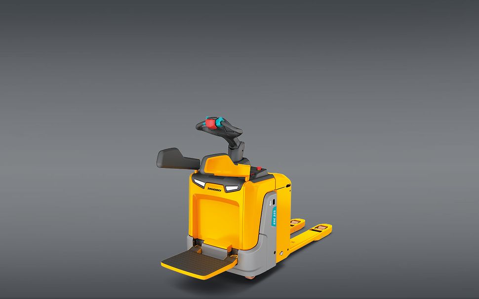 Elektrische transpallet ERE 225 met opklapbaar platform