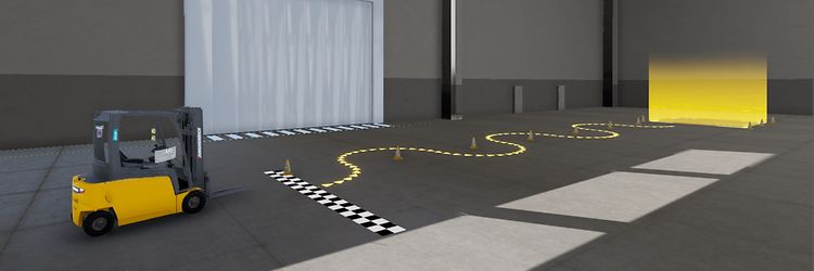 Picture Fahrzeugsimulator Parcours