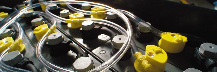 Controle batterij heftruck