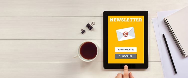 Stage Newsletter Anmeldung