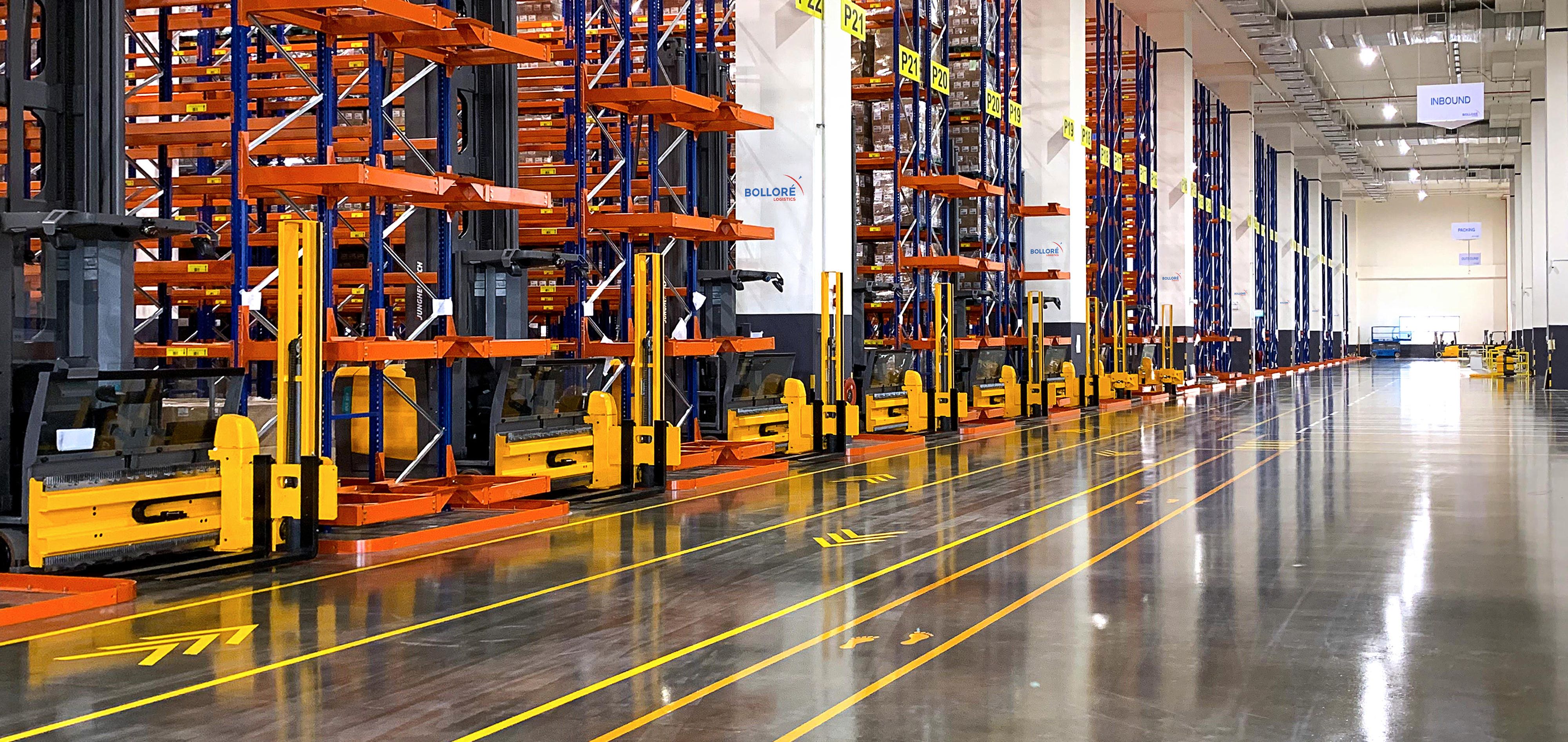 Implementing a new logistics hub at Bolloré Logistics Singapore.