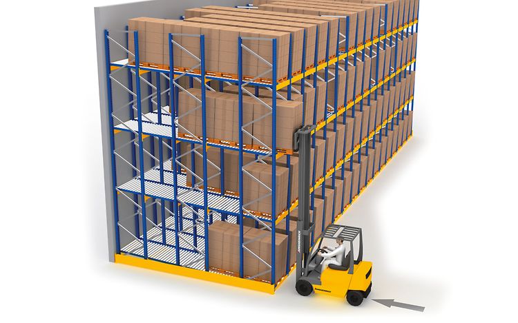 Válečkové push-back regály