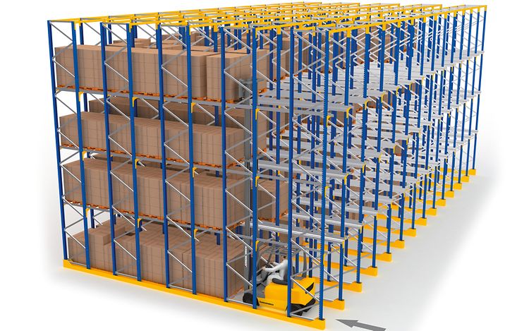 Průjezdové drive-in regály