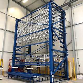 Automatický skladovací systém pro tyčový materiál 