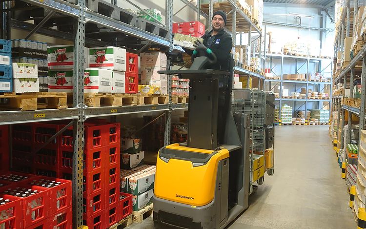 KegesGrosshandel Jungheinrich litiumjontruckar 