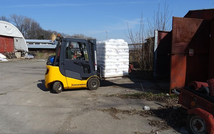 Repasovaný plynový vozík