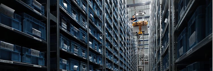 Scaffalature a grandi altezze