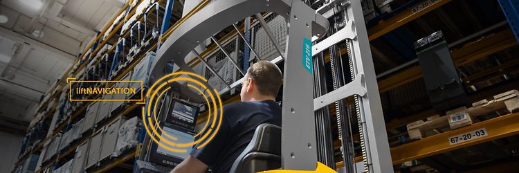 Hulpsysteem Jungheinrich liftNAVIGATION