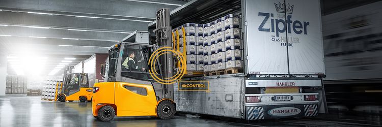 Hulpsysteem Jungheinrich tiltCONTROL