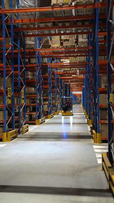 Ceva Logistics Jungheinrich rekken