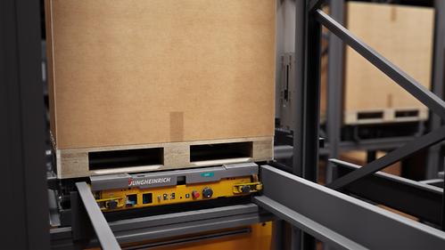 magazzino automatico con trasloelevatore jungheinrich